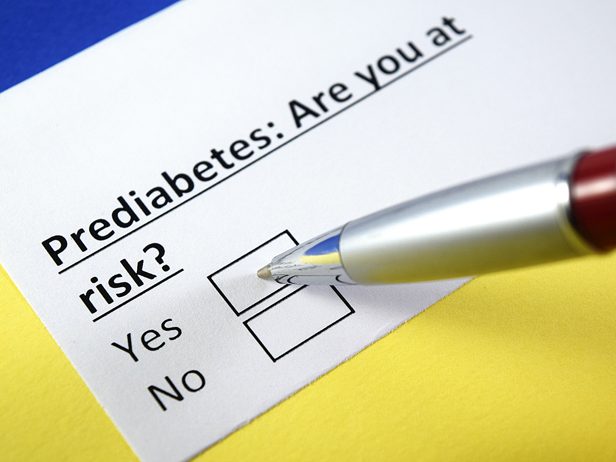 prediabetes checklist to determine risk