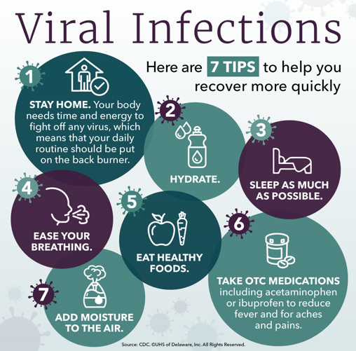 7 tips to help you recover more quickly from viral infections